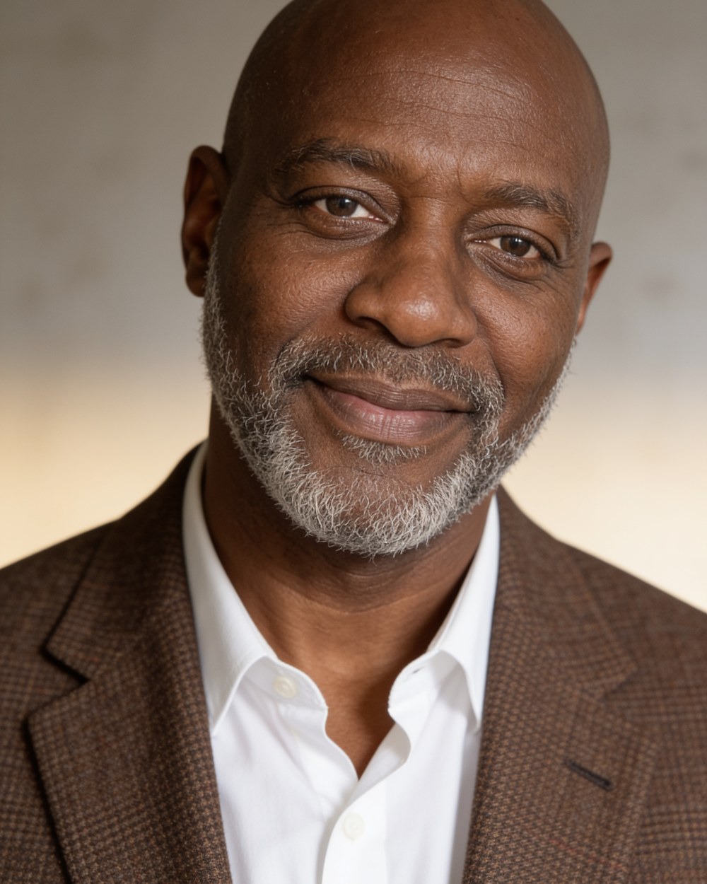 Business casual AI headshot example