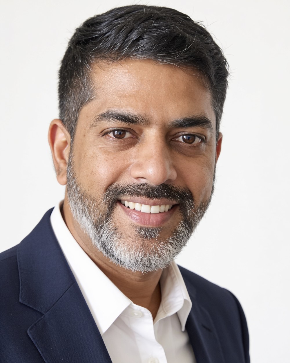 Business formal AI headshot example